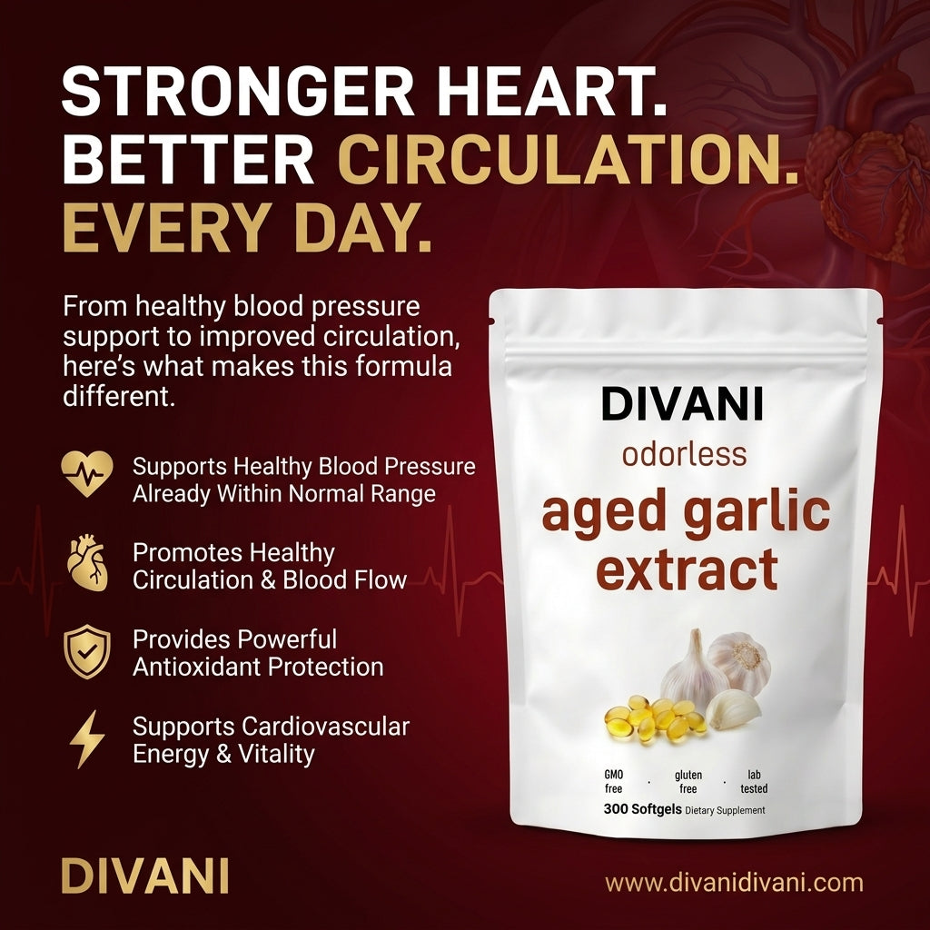 Aged Garlic Extract - 7500mg Odorless Softgels