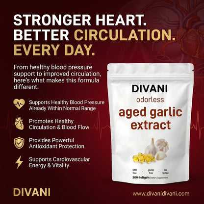 Aged Garlic Extract - 7500mg Odorless Softgels