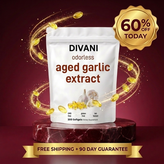 Aged Garlic Extract - 7500mg Odorless Softgels